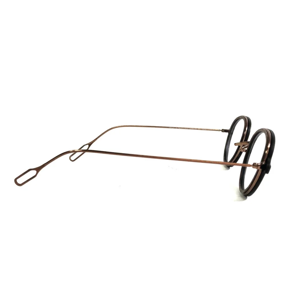 Morgenthal Frederics Eyeglasses Frames OPUS 154 Genuine Horn Titanium 45-24-144